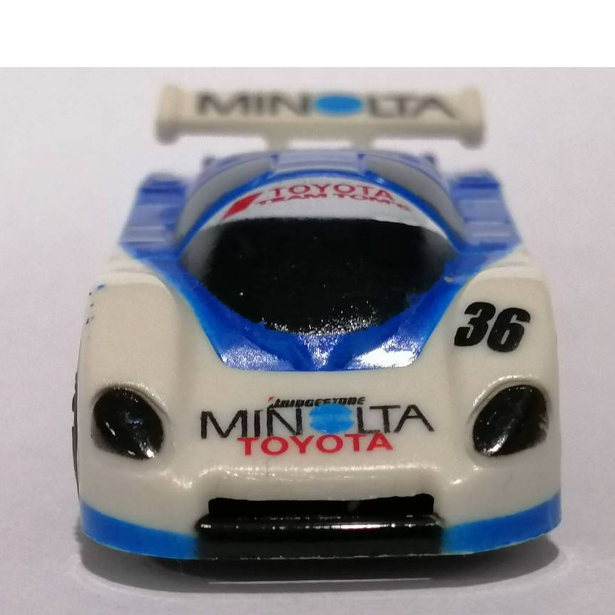 โมเดลรถ Minolta Tom's 88C-V Toyota EX-003 Turbo Chasis No.36 HO Slot Car Tomy No Package.