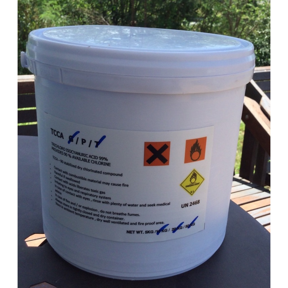 คลอรีนผง ( 90% ) 5 กก - Chlorine Powder ( TCCA  90% )