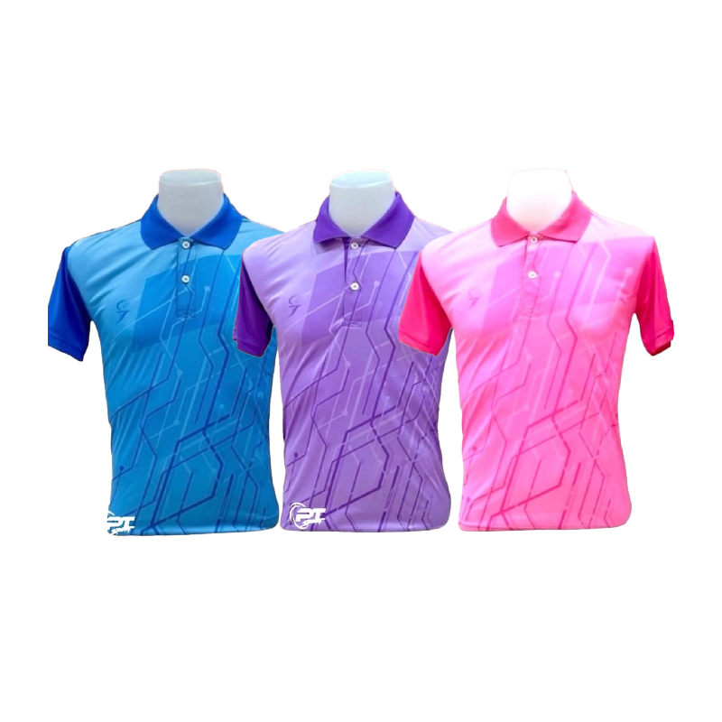 เสื้อคอปกโปโลเสื้อกีฬาชาย SA304 SPORT DAY ผ้าไมโครพิมพ์ลาย ทรงสวย ใส่สบาย
