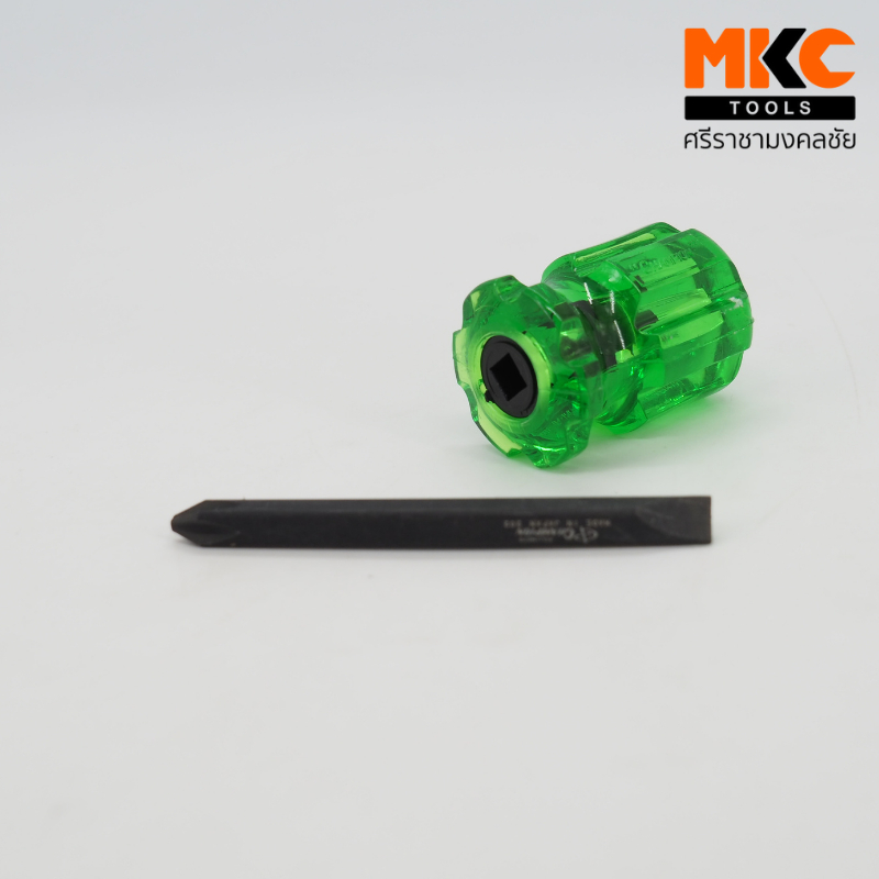 CHAMPION ไขควงสลับหัวโตแกนดำ 1.1/2" 850