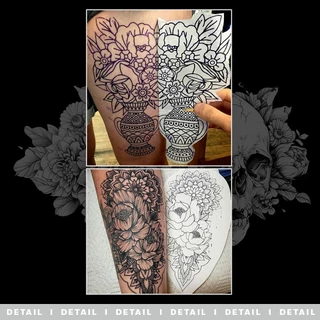 chishop กระดาษลอกลาย Tattoo Tracing paper ขนาด A4 100 แผ่น/กล่อง