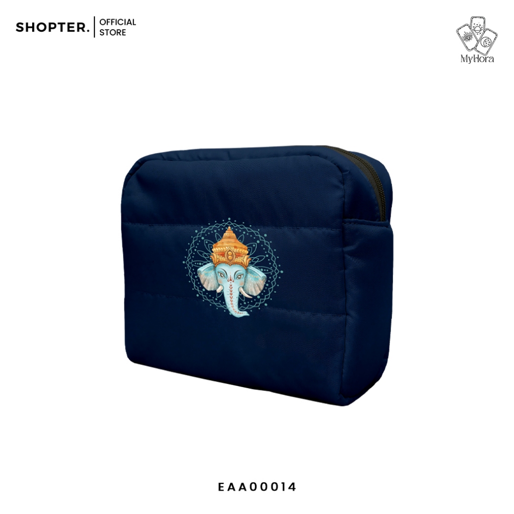 กระเป๋า Fluffy Cosmetic Pouch ฮินดู Collection รหัส EAA00014 #MyHora