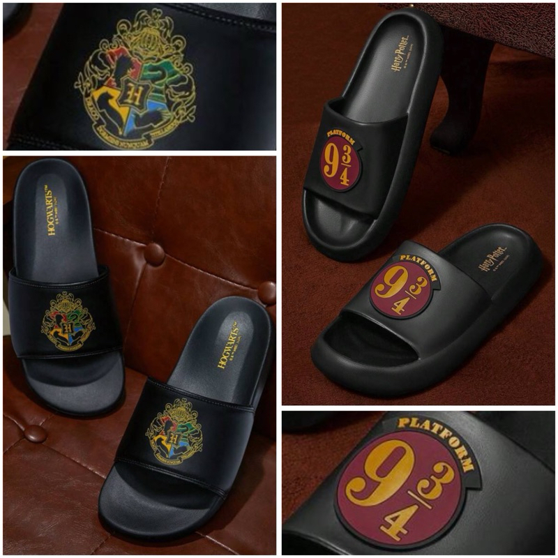 รองเท้าแตะตรา/ชานชาลา แฮร์รี่พอตเตอร์ (สินค้างานลิขสิทธิ์แท้100% X Harry Potter) Hogwarts