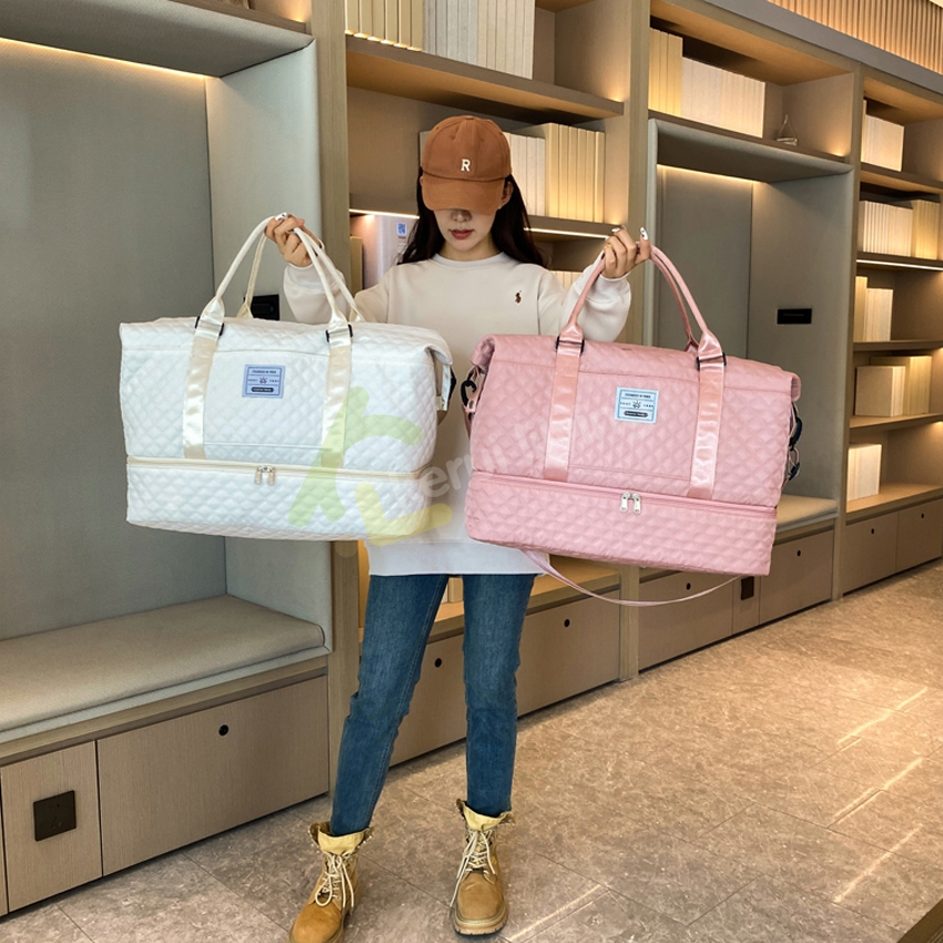 EQUAL กระเป๋าใส่เสื้อผ้า อเนกประสงค์ สไตล์เกาหลี กระเป๋าสะพาย กระเป๋าเดินทาง Travel Bags พกพาสะดวก