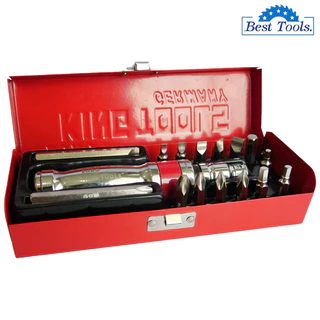 EURO KING TOOLS ไขควงตอก 16 ตัวชุด บรรจุในกล่องเหล็กอย่างดี ของแท้ 100%
