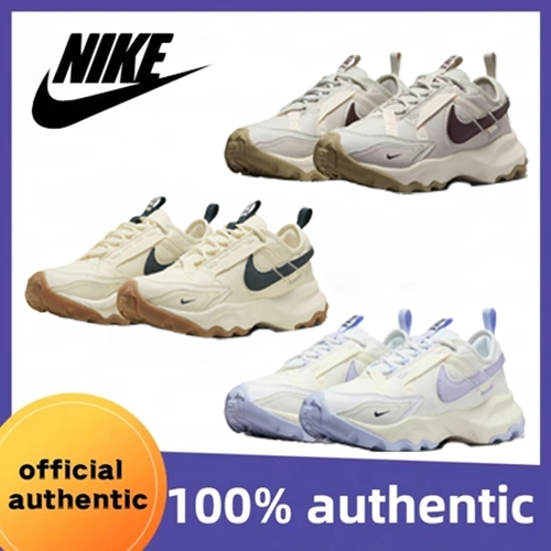 Nike TC 7900 สะดวกสบายเรียบง่ายร้อยลื่นระบายอากาศทนต่อการสึกหรอต่ำส่วนบนชีวิตรองเท้าลำลอง Unisex 100% ของแท้