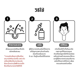 ของแท้ พร้อมส่ง | หวีปลูกผม lumi ลดผมร่วง แก้ศีรษะบางหนังหัวมัน นวดบำรุงกระตุ้นผมงอกใหม่ LED 3 สี