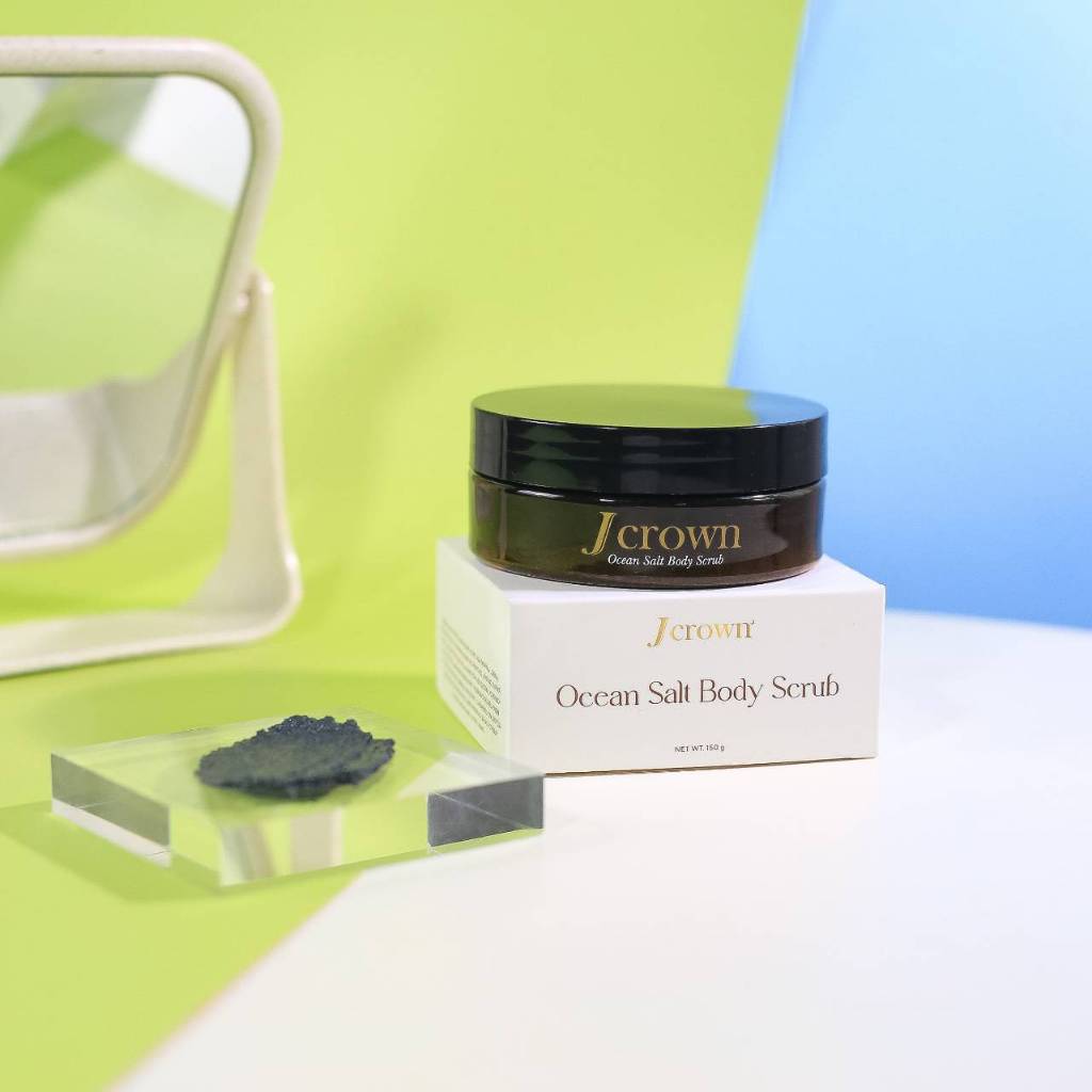 J Crown Ocean Salt Body Scrub เจ คราวน์ โอเชี่ยน ซอลส์ บอดี้ สครับ ขัดผิว ขัดผิวขาว