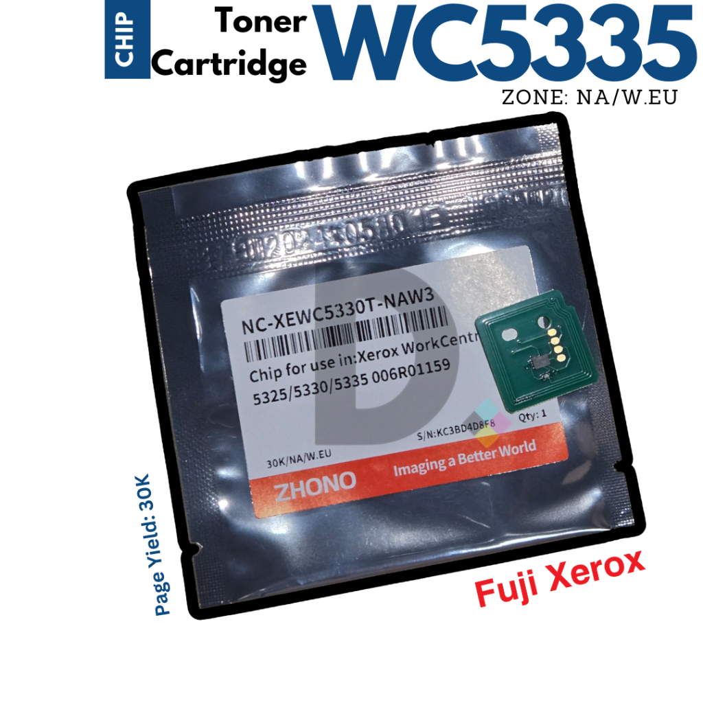 ชิพตลับหมึก สำหรับ Fuji Xerox WorkCentre 5320 / 5330 / 5335 / WC5230 / WC5330 / WC5335 : NA.W.EU