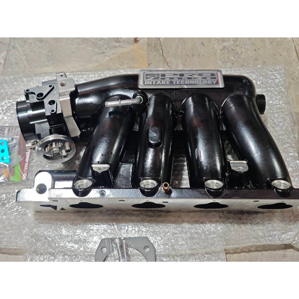 ชุดคอไอดี Skunk2 Honda ฮอนด้า เครื่อง K20 K24 Skunk2 สีดำ + ลิ้น cnc 70 mm คอไอดีงานหล่อขึ่นรูปอย่าง