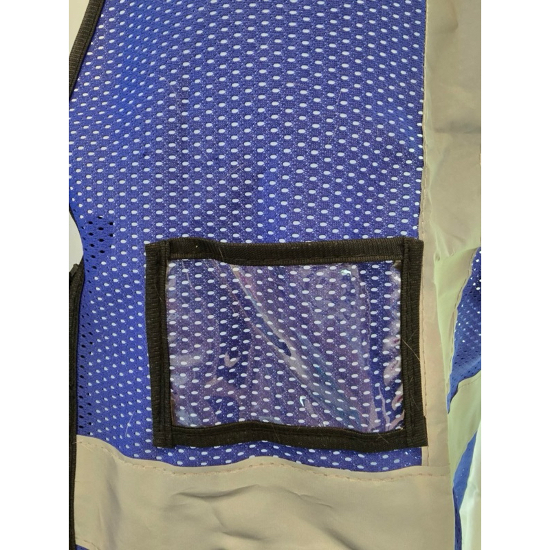 เสื้อกั๊กสะท้อนแสง รุ่นห้ากระเป๋าผ้าตาข่าย (ไซส์Sถึง4XL) ราคา ถูกที่สุด ดีลบีเคเค แกลเลอรีภาพที่ 8