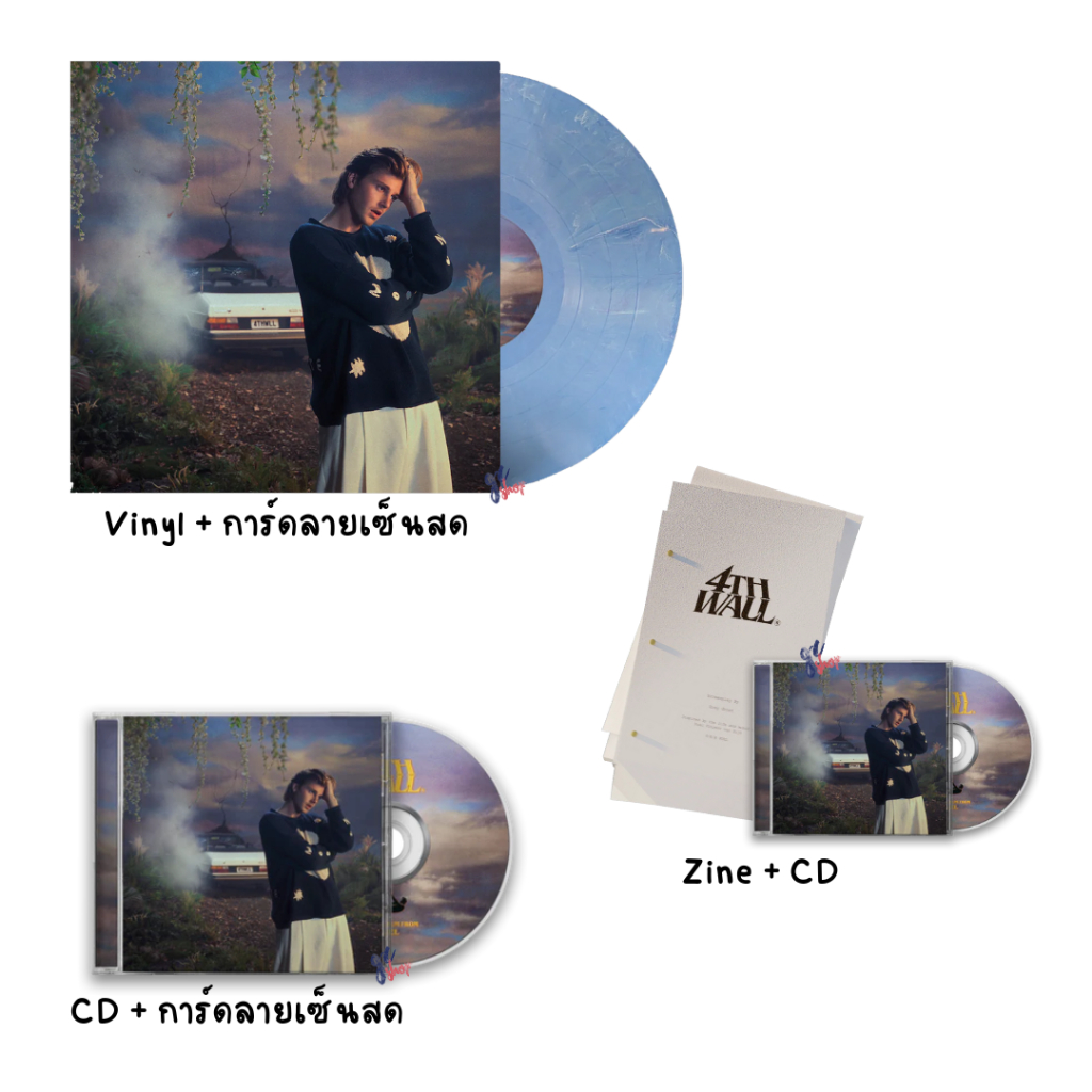 (พร้อมส่ง) แผ่นเสียง Ruel - 4TH WALL ลายเซ็นสด CD / ซีดี / Vinyl / LP สินค้า Official