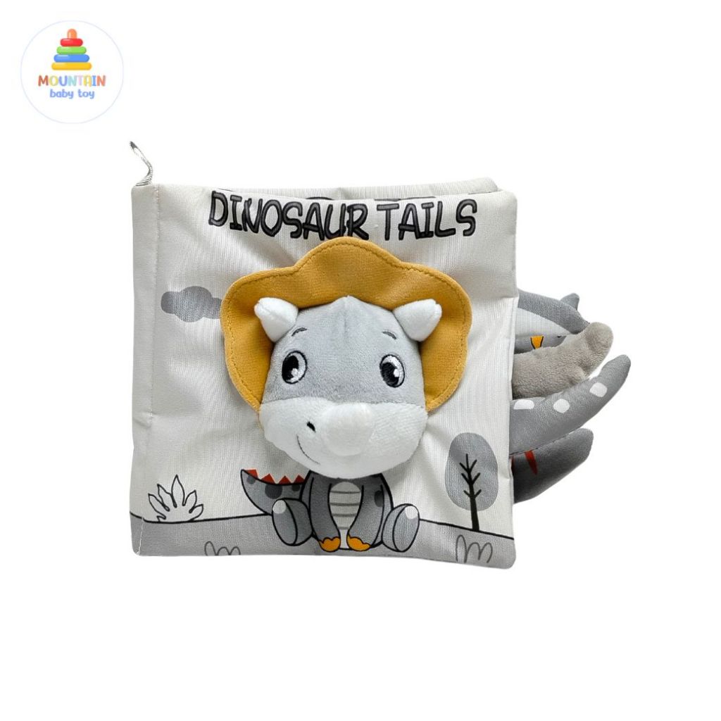 พร้อมส่ง หนังสือผ้ารูปสัตว์ 3 มิติ แบบนิ่ม มีเสียง เสริมสร้างพัฒนาการเด็ก Montessori