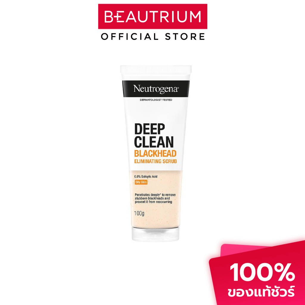 NEUTROGENA Deep Clean Blackhead Eliminating Daily Scrub โฟมล้างหน้า 100g