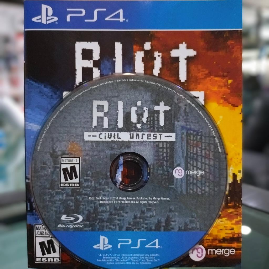 (ภาษาอังกฤษ) มือ2 PS4 Riot Civil Unrest เกมPS4 แผ่นPS4 มือสอง (เล่นกับ PS5 ได้ เล่น2คนได้ เกมอินดี้)