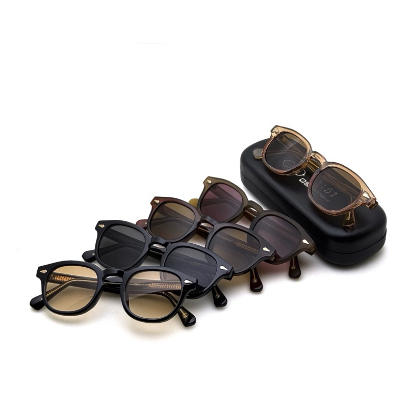 S5287 (เลนส์กันแดด) กลับมาอีกครั้งครับทรง Moscot รอบนี้ปรับทรงให้ดูเพรียว ..เฟรมด้านหน้าปรับให้ไม่โค