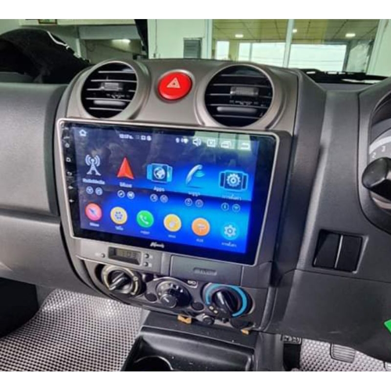 จอแอนดรอยด์​ 11 รถยนต์พร้อมหน้ากากขนาด​ 9​ นิ้ว ปลั๊กตรงรุ่นสำหรับ ISUZU D-MAX(2007-2011) แอร์กลม  (
