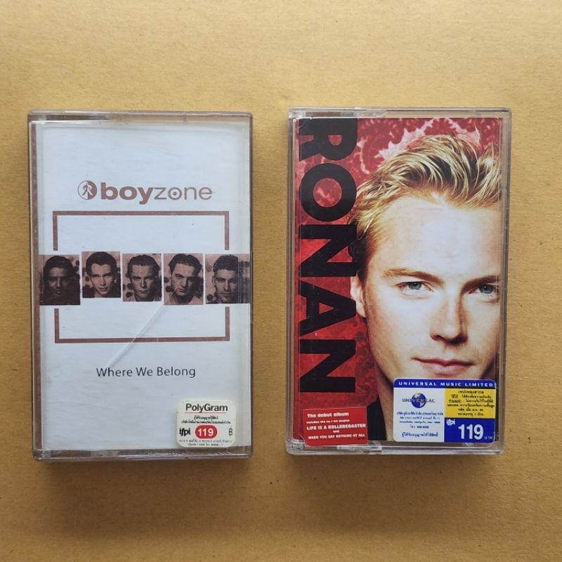 Boyzone : Where We Belong / Ronan Keating : Ronan เทปมือสอง