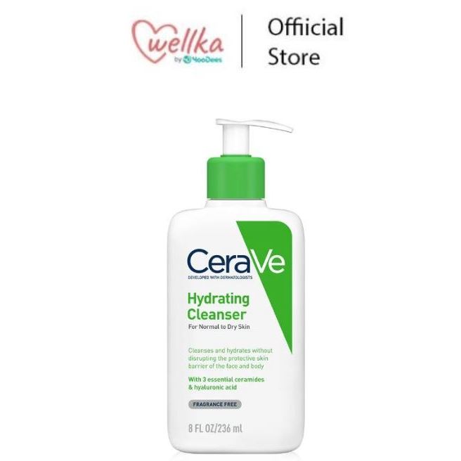 [ของแท้ ส่งไว] Cerave เซราวี Hydrating Cleanser 236 มล เซราวี ไฮเดรติ้ง คลีนเซอร์ สำหรับผิวธรรมดา