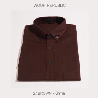 เสื้อเชิ้ตสีพื้นเรียบแขนสั้น 12สีขายดี ไซส์ m l xl 2xl 3xl 4xlใส่ทำงานใส่เที่ยว ผ้าOxford💯%คุณภาพดี ใส่ได้ทั้งชายและหญิง