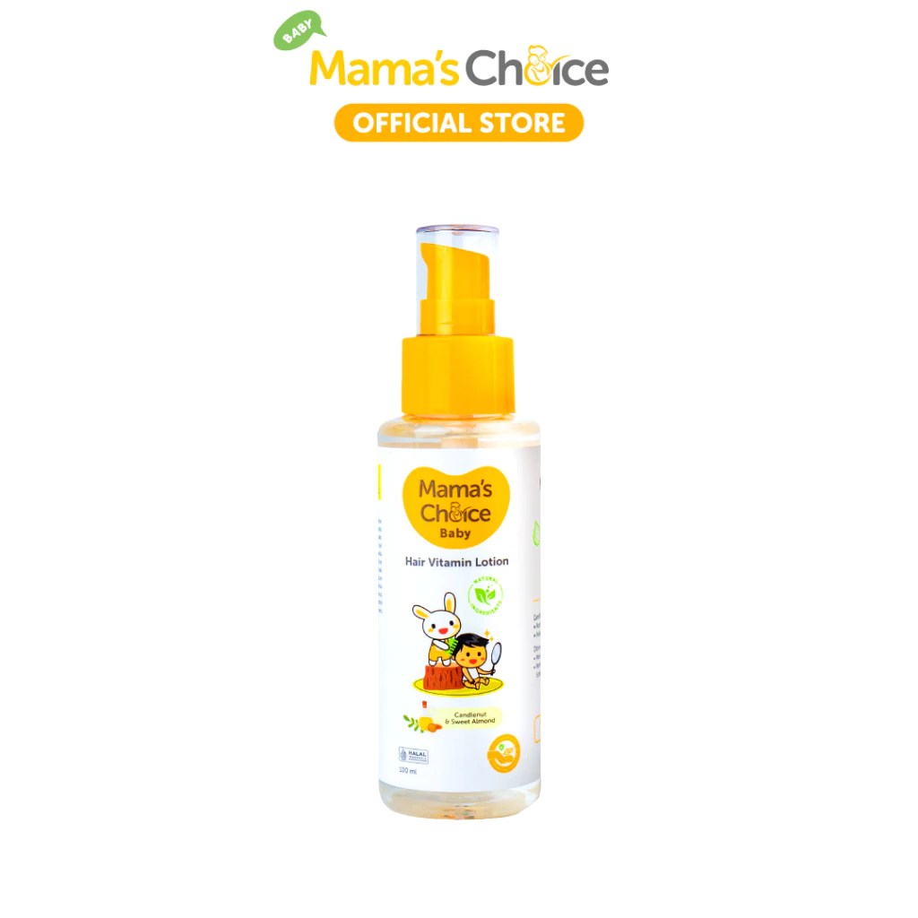 Mama's Choice โลชั่นบำรุงผม วิตามินบำรุงผมเด็ก ป้องกันหนังศีรษะแห้ง Organic ให้ผมหนา ดกดำ - Baby Hair Vitamin Lotion thumbnail 3