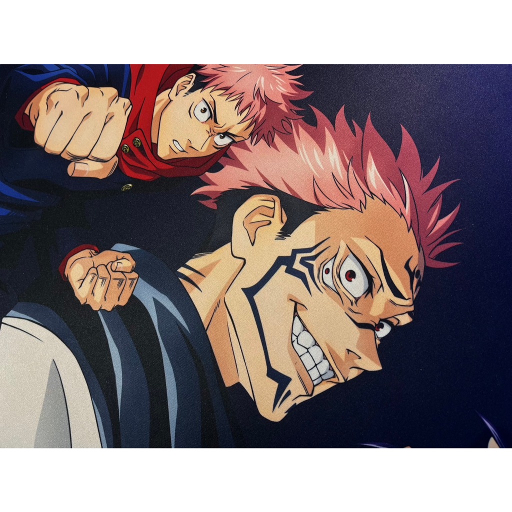 MouseMat “EGA I JUJUTSU KAISEN” แผ่นรองเมาส์ลายรวมตัวละครแบบสปีดด้วยผ้าทอพรีเมียม มาพร้อม Anti-Slip หลายขนาด