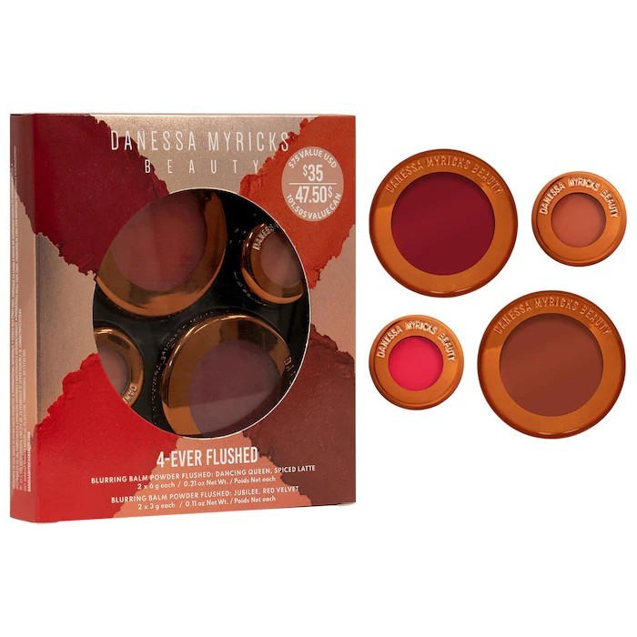 พร้อมส่ง แท้ Danessa Myricks Beauty Yummy Skin 4-Ever Flushed Lip and Cheek Set