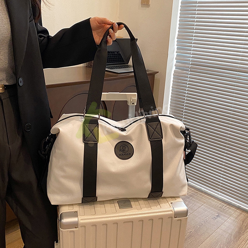 Allsking กระเป๋าสะพายข้าง+ถือ กระเป๋าใส่เสื้อผ้า ใบใหญ่ กระเป๋าเดินทาง Travel Bags มี 4สีให้เลือก