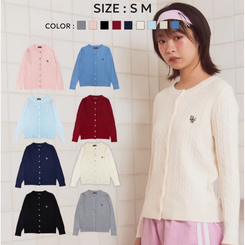 (พร้อมส่ง ไม่ต้องรอพรี) (New in pack ของแท้จากแบรนด์✨) Beming ❄️  BMG Knit Cardigan