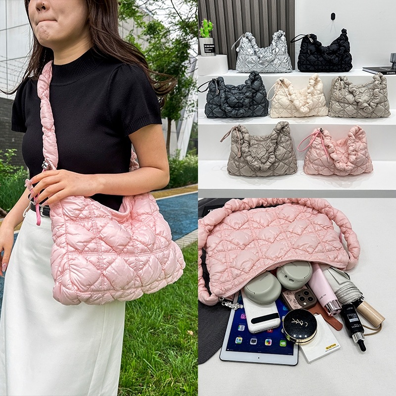 กระเป๋าแบรนด์รุ่นใหม่นุ่มนิ่มสุดฮิตจากเกาหลี 16 นิ้ว น้องสีสวย น้ำหนักเบา จุของได้เยอะ ของแท้ 100%