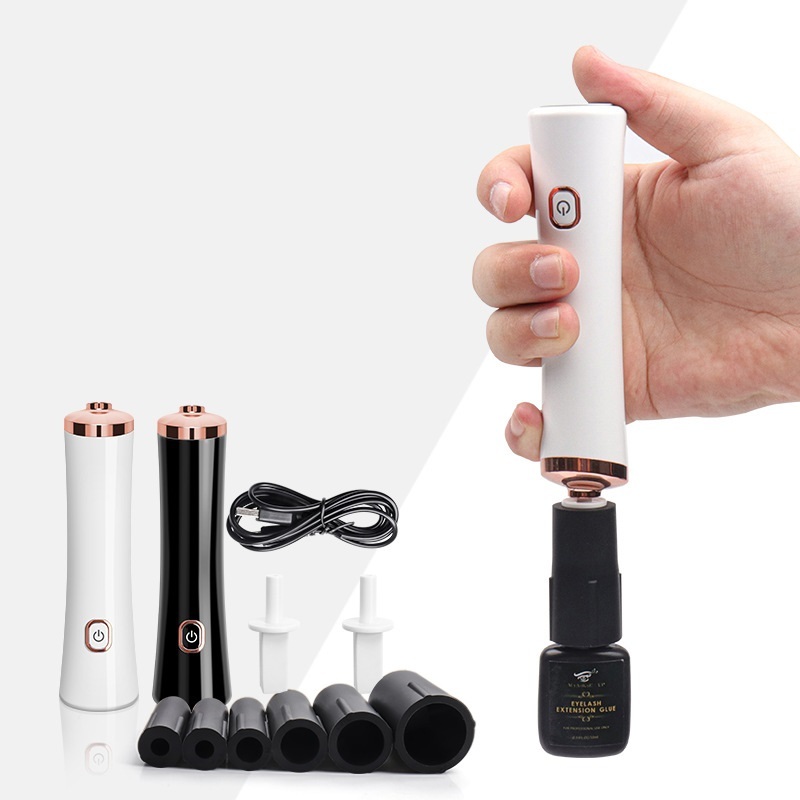 เครื่องเขย่ากาวต่อขนตา แบบชาร์จไฟ USB เครื่องเขย่าของเหลวไฟฟ้า เครื่องเขย่าสีสัก