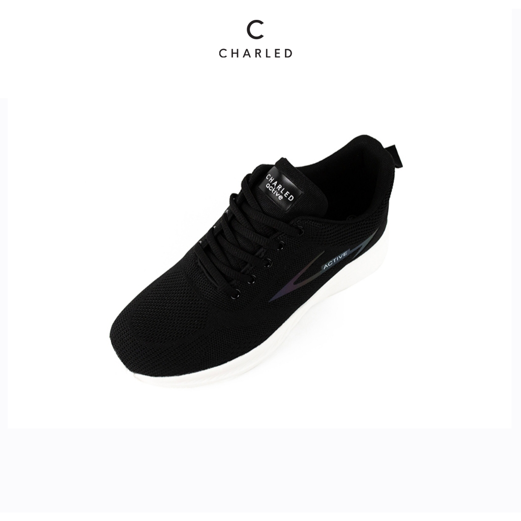 Charled รองเท้าผ้าใบ พื้นนุ่ม เบา ใส่สบายจะใส่ออกกำลังกายหรือใส่โชว์ก็สวยเท่ รุ่น RA8211 มี 2 สี