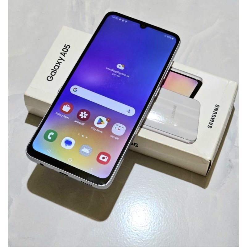 Samsung Galaxy A05 เครื่องใหม่มีตำหนิ แท้ ศูนย์ไทย มีประกัน สวย