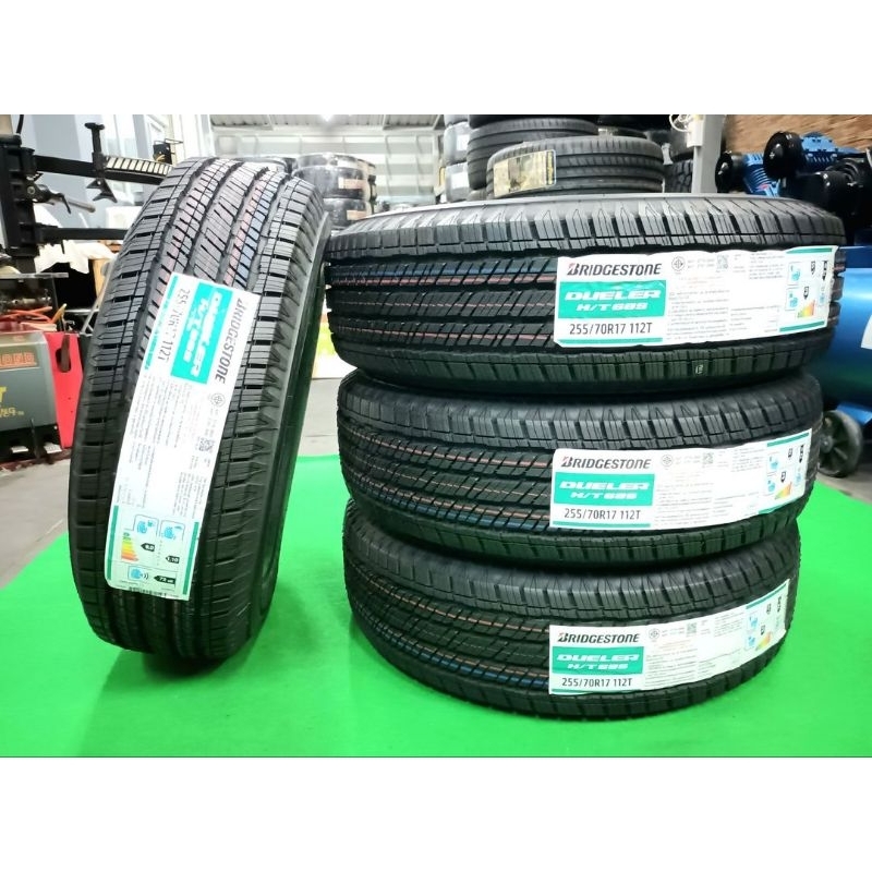 **ราคา 1 เส้น**ยางใหม่ค้างปี 255/70R17 Bridgestone Dueler HT 685 ผลิตปี 2023 ประกันบวม 2 ปี จัดส่งฟรีมีเก็บปลายทาง