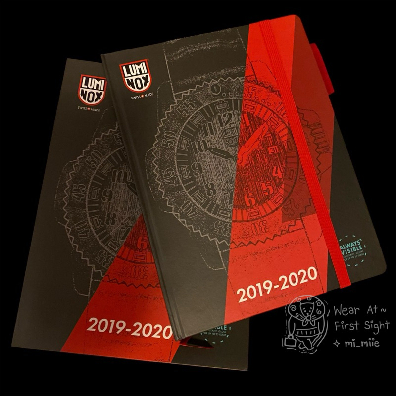 สมุด LUMINOX NOTEBOOK Special Edition - 📕 GRAY / RED 💯%