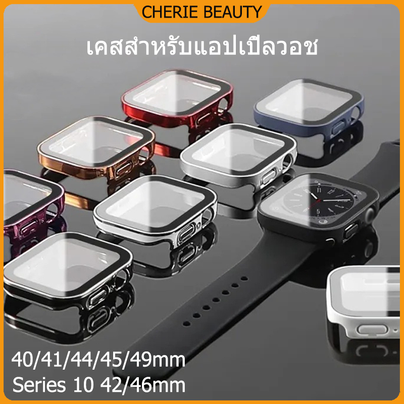 เคสสําหรับแอปเปิ้ลวอช เหมาะสำหรับ Serie11 10 42mm46mm electroplatedนาฬิกาป้องกันกรณี 9 8 7 6 5 SE 440/41/44/45/49mm