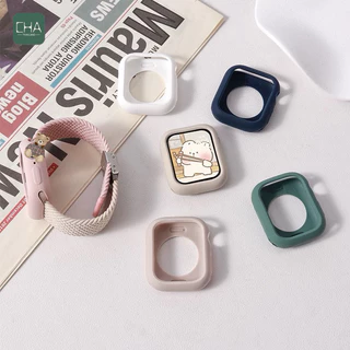 Case เคสด้าน smart watch สำหรับ Watch10 11 ขนาด 42 / 46mm เคสซิลิโคน เคสแบบนิ่ม รอบตัวเรือน เคสสำหรับแอปเปิ้ลวอ S10