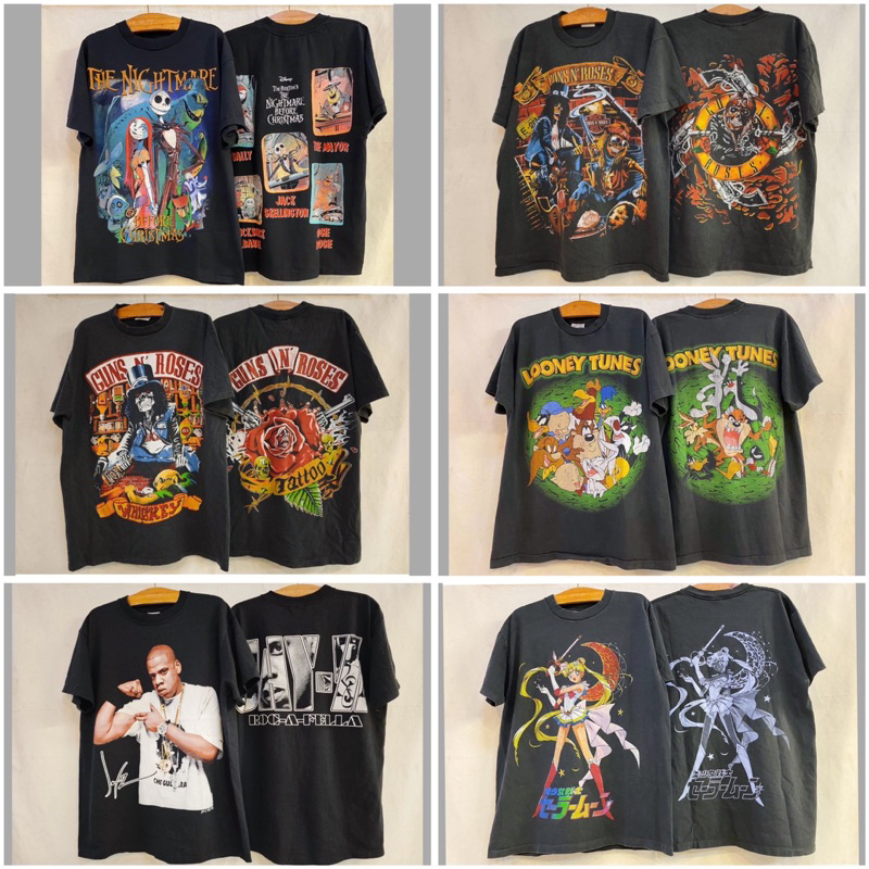 เสื้อผ้าฟอก เสื้อวง เสื้อวินเทจ ผ้าเฟด