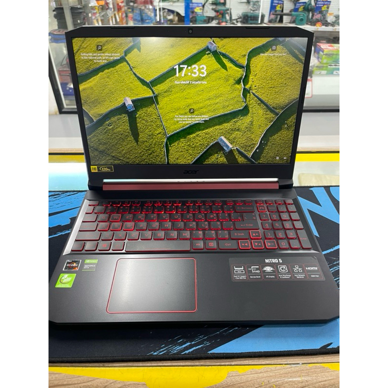 ขายโน๊ตบุ๊คมือ2. Acer Nitro 5 AN515-R0T3 การ์ดจอ GTX 1650 (4GB.) SSD 512 GB. สเปกแรงๆ เล่น