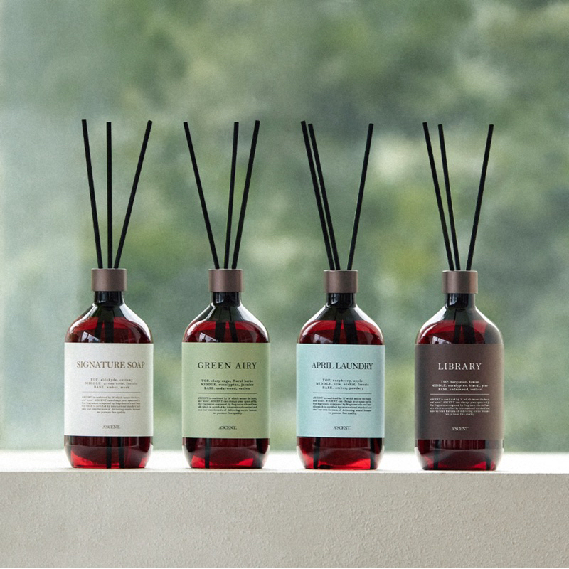 [ โปร ซื้อ 2 ลด 30- ] ASCENT 500ml Nature Diffuser ก้านไม้หอมปรับอากาศ สไตล์มินิมอล กลิ่นธรรมชาติ ขนาด 500ml
