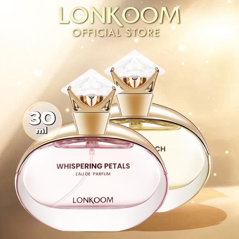 LONKOOM น้ําหอมผู้หญิง 30ml Perfume Whispering Petals / Sensual Touch น้ำหอม EDP Floral น้ำหอม