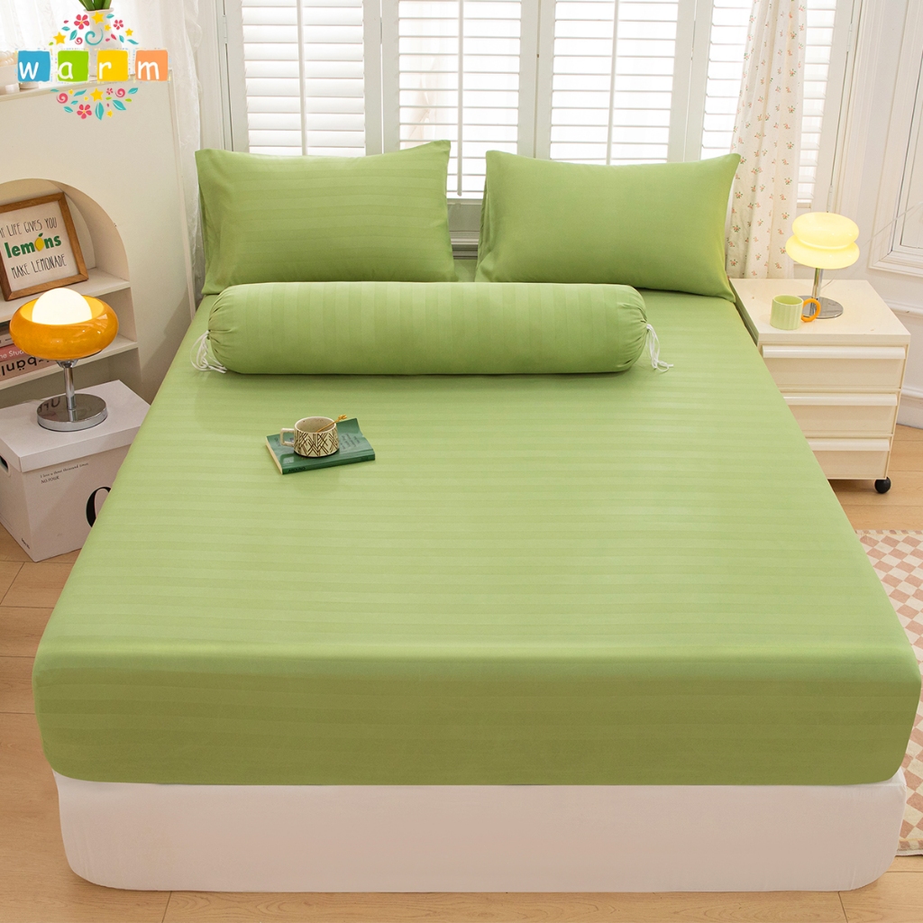 ผ้าปูที่นอน Satin 3ฟุต/3.5ฟุต/5ฟุต/6ฟุต ชุดผ้าปูที่นอน ผ้าปูที่นอนกันไรฝุ่น ผ้ารองกันเปื้อน