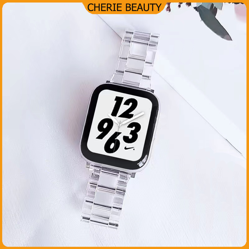Candy สีแฟชั่นนาฬิกาสำหรับ Ultra 11 10 9 8 7 6 SE 5 4 3 2 1 PC เรซิ่นนาฬิกา i-นาฬิกา 49mm46mm41mm45mm44mm42mm38mm40mm
