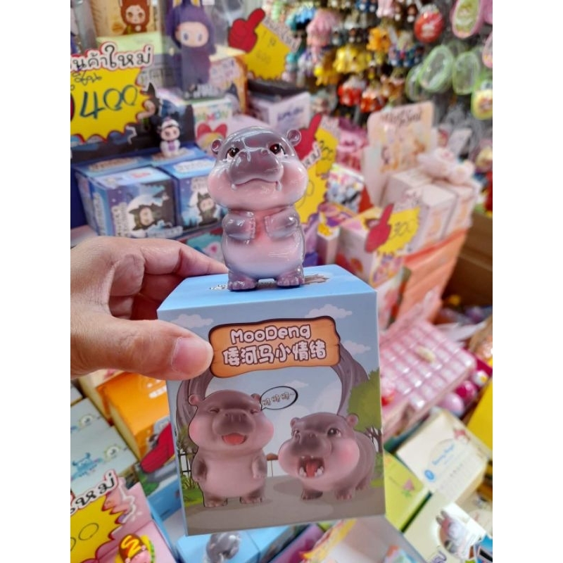New กล่องจุ่มโมเดลหมูเด้ง 1Box=6จุ่ม ตัวอ้วนๆ น่ารักๆ #หมูเด้ง