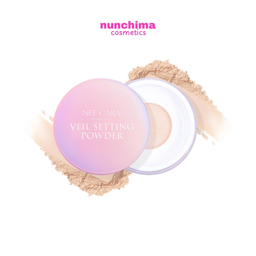 N360 Nee Cara Veil Setting Powder นีคาร่า เวล เซตติ้ง พาวเดอร์ แป้งฝุ่นใยไหม