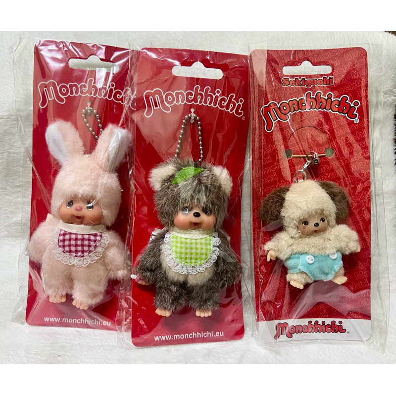 (ใช้โค้ด30%)พวงกุญแจจิ๋ว Monchhichi friends พร้อมส่ง