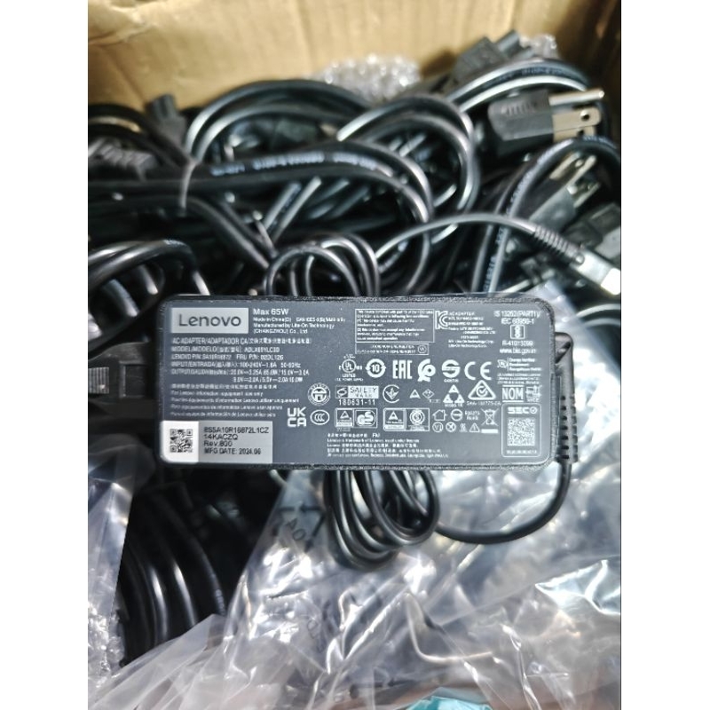 Adaptor(Lenovo_TypeC_65W)ใหม่แท้100%ผลิตปี2024
