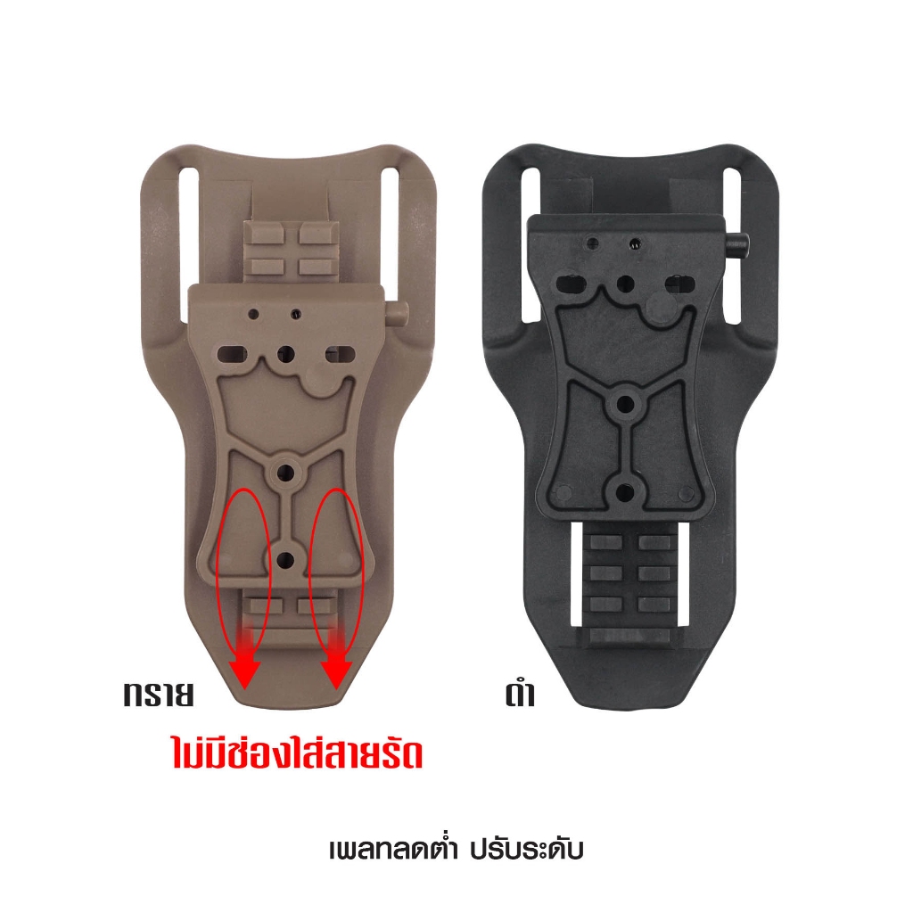 เพลทลดต่ำปรับระดับ (BlackHawk / Safariland / ซอง 579)