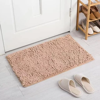 พรมเช็ดเท้าขนหนอน ขนาด 40*60cm,50*80cm ขนหนานุ่มพิเศษ กันลื่น