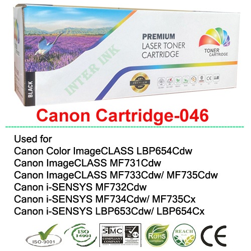 หมึกเลเซอร์ Canon i-SENSYS LBP653Cdw/ LBP654Cx (Cartridge-046) Full Color